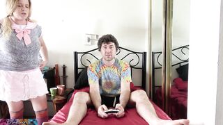 Stepsister lets her stepbrother screw her anal opening