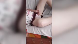 Sissy UwU solo masturbation 39 mtf British Anal Masturbation Trans flat chastity cages toys