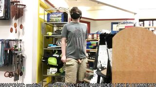 WANKING IN STORE FULL OF CUSTOMERS + CUMMING IN AISLE Preview