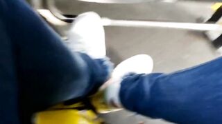Take off Shoes in bus
