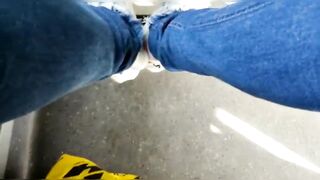 Take off Shoes in bus