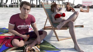 Fetish Locator Week 1 Part 16 (READ ALOUT w/ in game sounds and voice) Footjob on the beach