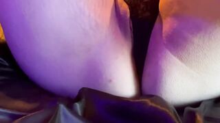 Rubbing my pierced love button and teasing my butt