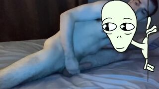 Wanking Whilst I Stretch!!