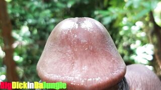 After Precum Seeps from my Hard Dong Gap a Massive Load of Cum Rushes out on Rapid Fire (Close Up)