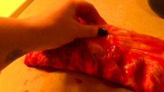 Rubbing u like a piece of meat hop eyou like my touch