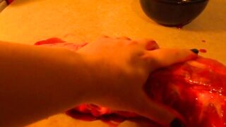 Rubbing u like a piece of meat hop eyou like my touch