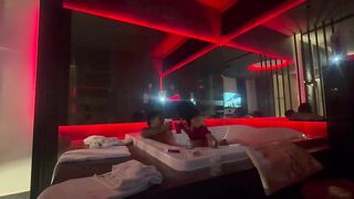 Colombian woman visiting... and ended up in a motel