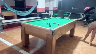 I lost at pool, but I won a wonderful little twat. I drilled her vagina hard, just to get back at her for losing at pool.