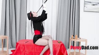 Tiny Stepdaughter Pulls a Full Houdini With Stepdads Rod