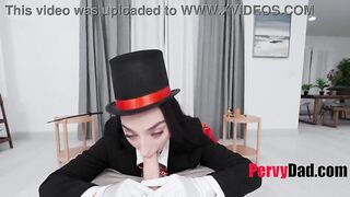 Tiny Stepdaughter Pulls a Full Houdini With Stepdads Rod