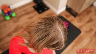 Fit18 - Becky Summer - 103lbs - I Creampie Short Blue Eye Golden-haired Teen In Leotard