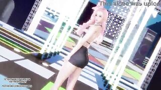 Runeterra pop idol Seraphine performs a polished CG routine set to I CAN'T STOP ME by TWICE