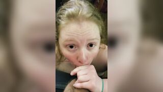 Teen Sucks Knob on Camera for the 1st Time