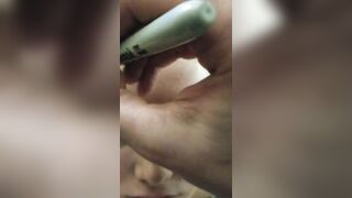 Teen Sucks Knob on Camera for the 1st Time