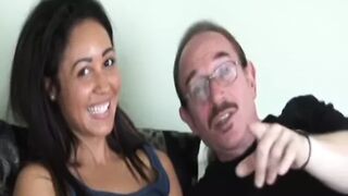 Anal debutante plowed by mature stud