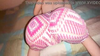 Wow, what an butt this eighteen-year-old has beneath her panties! - Youthful woman with a ideal booty receiving ass slam.