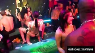 Bi pornstars banging at sex casino party