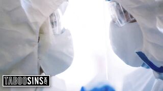 Pair Reunite After Quarantine and Bang Throughout Their Protective Gear