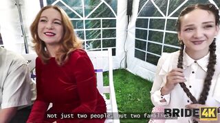 BRIDE4K. This chab told Yep When That babe saw Her Large Booty and Breasts