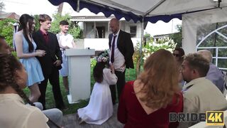 BRIDE4K. This chab told Yep When That babe saw Her Large Booty and Breasts