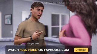 My Bimbo Fantasy - Masturbating and Cumming Hard Over My Stepmom's Fresh Large Fake Titties