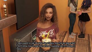 Elmwood University - Giving a kiss the Sexy Ebony Gal at the College Party