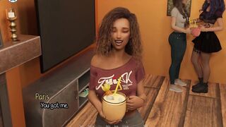 Elmwood University - Giving a kiss the Sexy Ebony Gal at the College Party