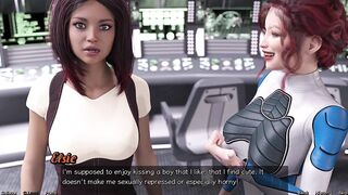 Stranded in Space - Lesbo Makeout Session