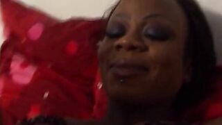 Ideal Black French Hottie Eating Cum After Consummate Oral-job