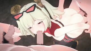 【Zenless Zone Zero Burnice White #02】team fuck CG Manga Animation.(Fingering,tugjob,oral pleasure,sex)