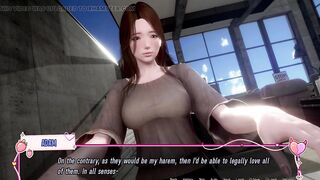 Murmur 32 - Yui Loses Her Virginity to Adam on Date & Creampie
