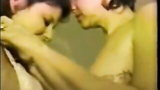 Real lesbian mom and her baby girl (rare retro video)