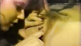 Real lesbian mom and her baby girl (rare retro video)