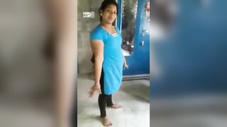 Village girl remove dress