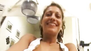 Cute German Hairdresser Loves Playing with Her Snatch