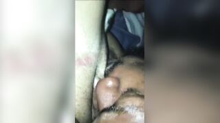 Eating my wife’s corpulent cunt until this babe squirts