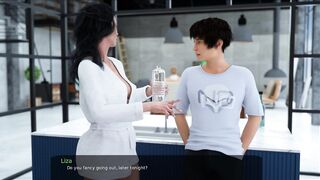 41 - Milfy Town - v0.6e - Part 41 - My slutty auntie wanna screw me in her kitchen (dubbing)