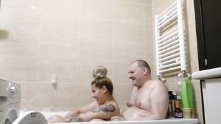 spicey sharron take a washroom that guy lick her ravishing cunt play large melons