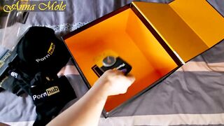 Gift from Pornhub. Unpacking. Thanks Pornhub! Anna Mole