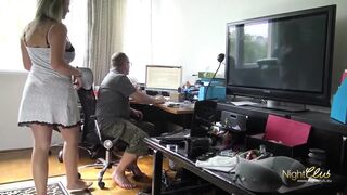 Lascivious Strumpets Get Their Vaginas Soaked Getting Drilled by a Lengthy Penis #16