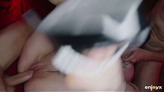 Darksome Room Trap:Cute Pixie Cut Beauty Gets Pounded by the Allies
