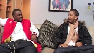 Playful Asses Scene-three_ass Ebony Woman Brings Her Latin babe Ally to Have Sex with Her Boyfriend