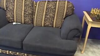 Giant ebony booty whores on bed vibrator banging with fun