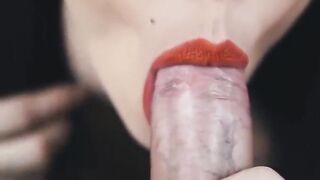 Collection of cum shots in the throat of youthful whores. Lots of semen