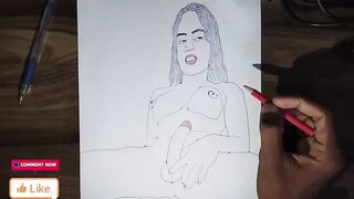 My Girlfriend was transgender and I screwed her a lot with Drawing Art English version