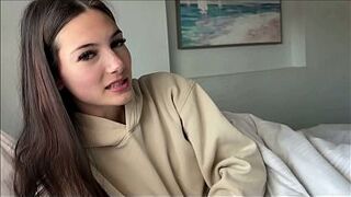 Staying Home with Hawt Brunette hair Step Sister - FamilyTherapy