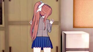 Monika is in SERIUS love with u (CG Ecchi) (Doki Doki Literature Club!)