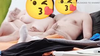 Obese White Gal Sucking Shlong