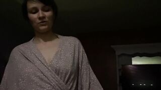 Teen roommate pays rent by getting reverse cowgirl creampie
